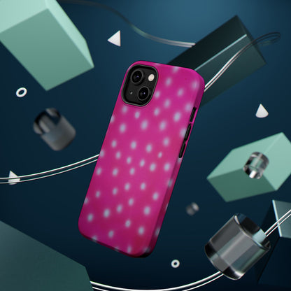 MagSafe "bubblegum polka dot" airbrush iPhone case