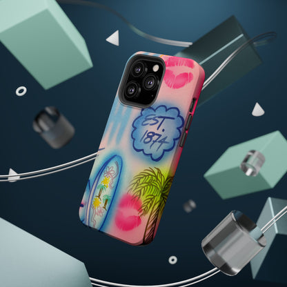 MagSafe "in the wave" airbrush iPhone case