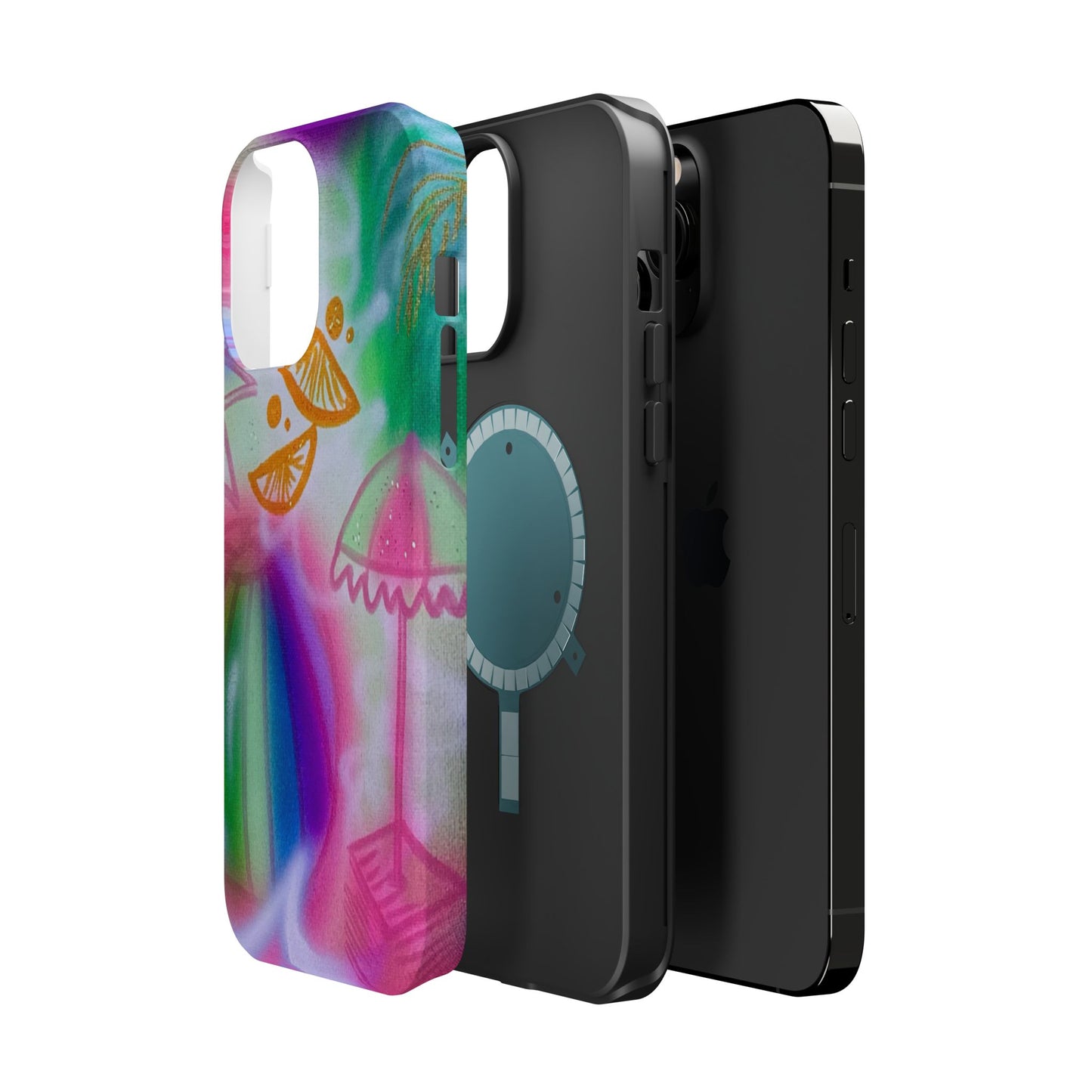 MagSafe "on the beach" airbrush iPhone case