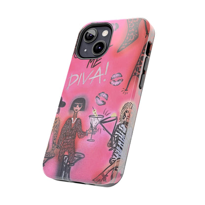 "party diva" airbrush iPhone case