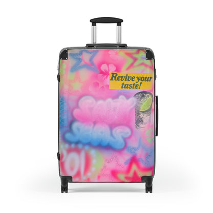 "salty seas" airbrush suitcase