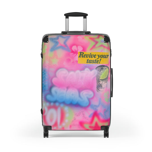 "salty seas" airbrush suitcase