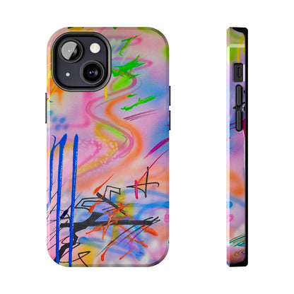 "neon haze" airbrush iPhone case
