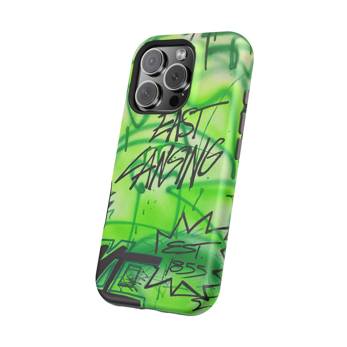 MagSafe "east lansing, mi" airbrush iPhone case