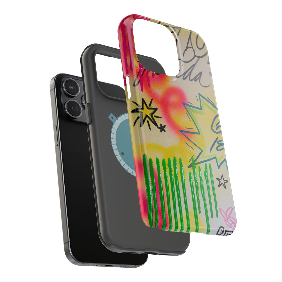 MagSafe "ferocious florida" airbrush iPhone case