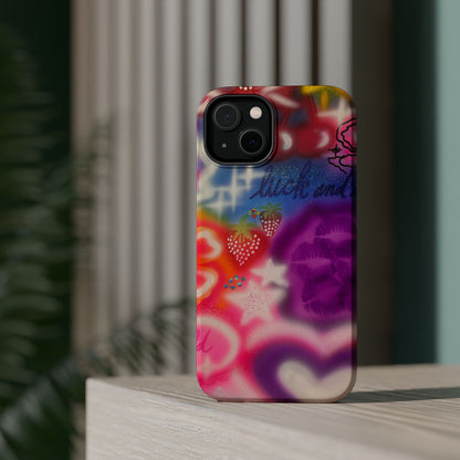 MagSafe „luck & luv pt. 2“ Airbrush iPhone Hülle