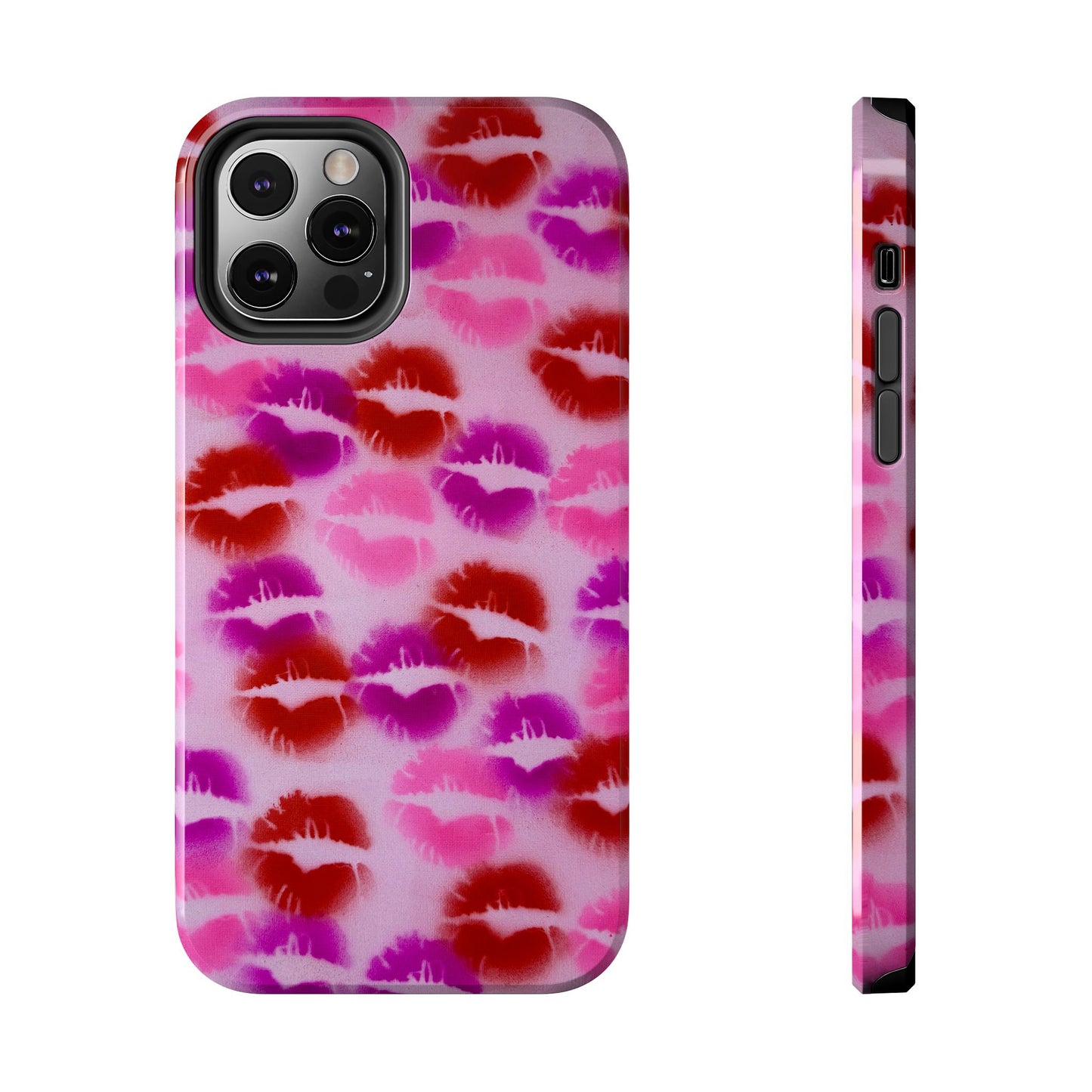 "mwah" airbrush iPhone case