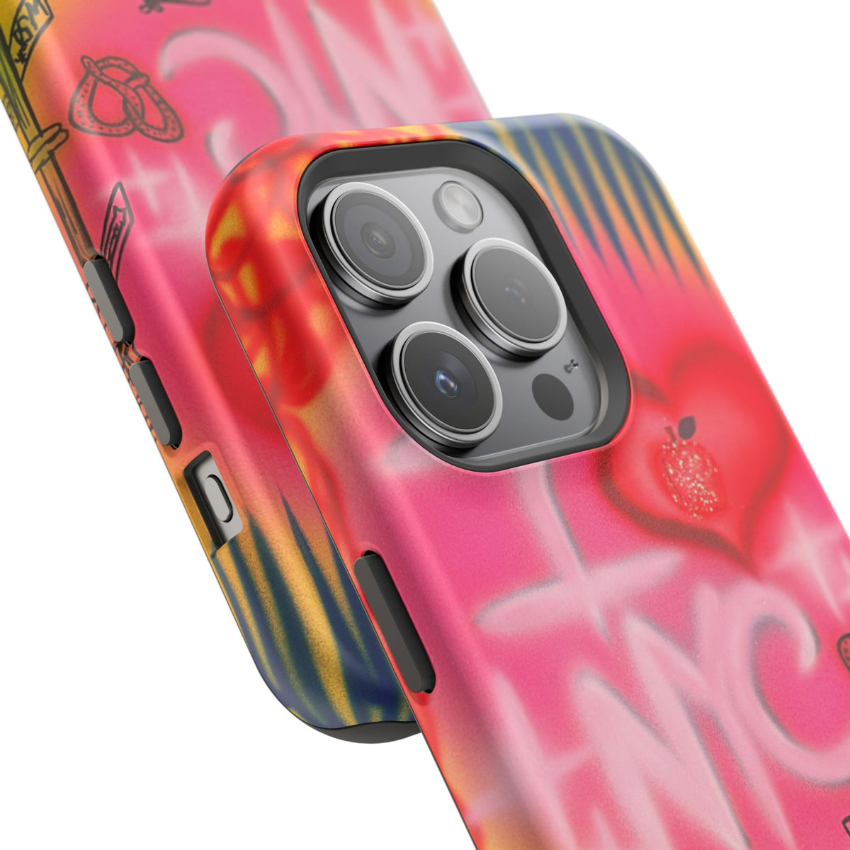 MagSafe „In der Stadt“ Airbrush iPhone-Hülle