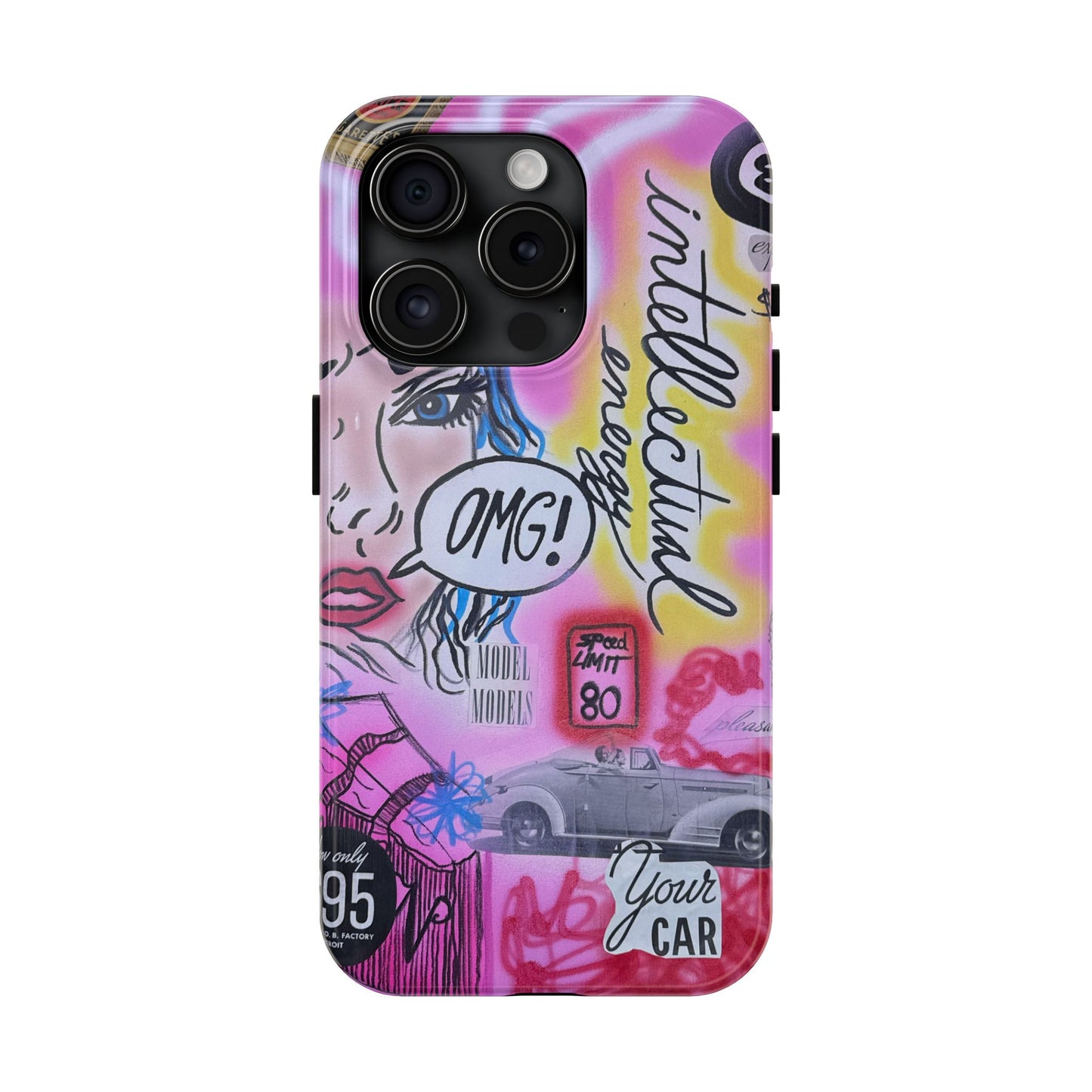 "intellectual energy" airbrush iPhone case