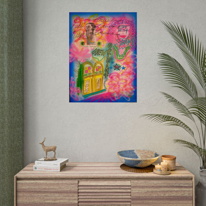 "new orleans, la" airbrush rolled print