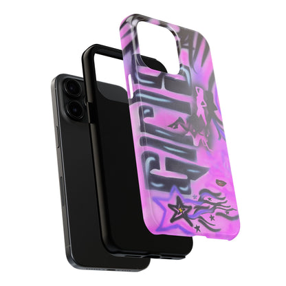 "neon nights" airbrush iPhone case