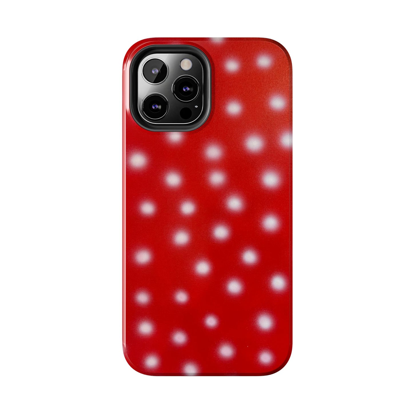 "cherry crush polka dot" airbrush iPhone case