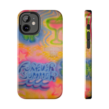 "forever summer" airbrush iPhone case