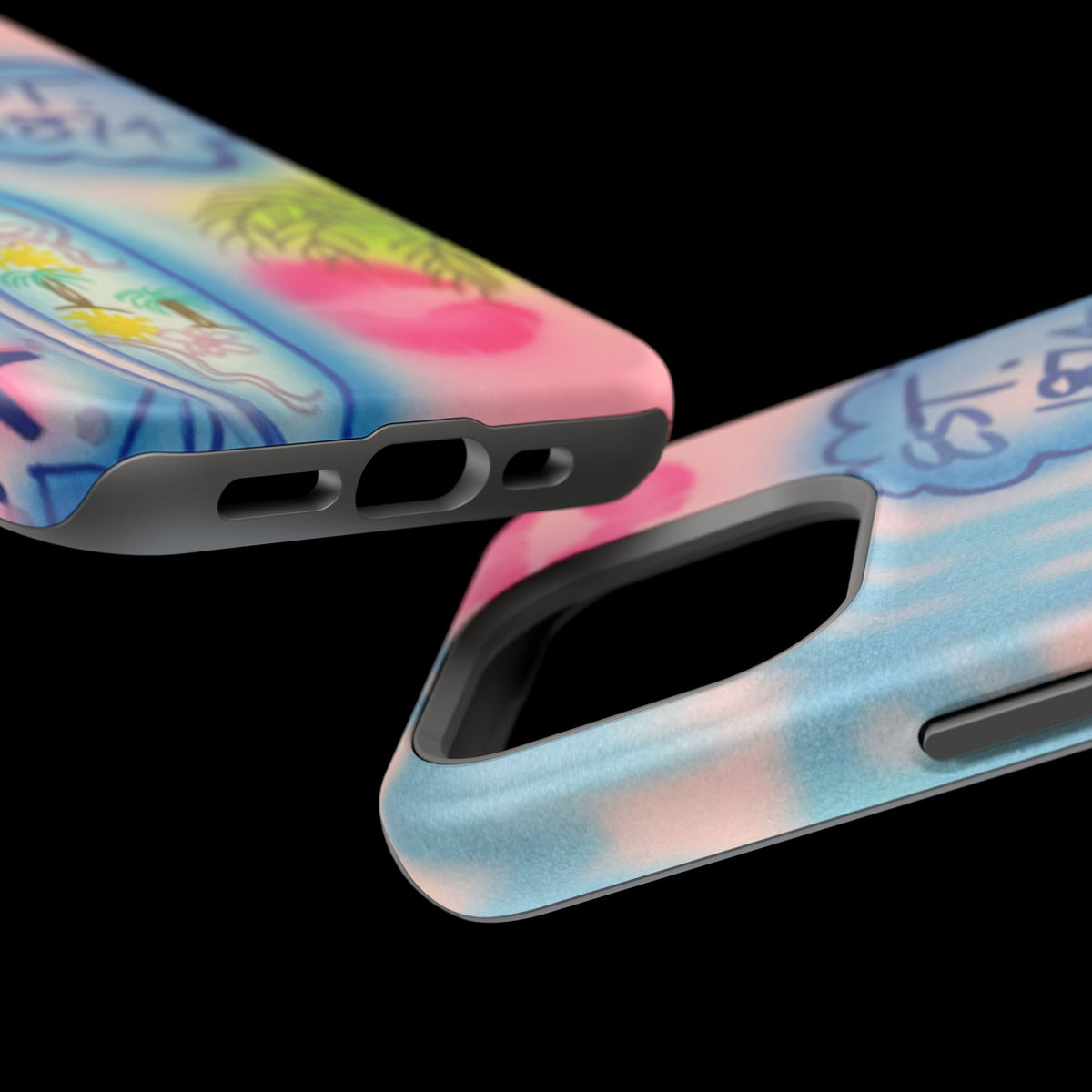 MagSafe "in the wave" airbrush iPhone case