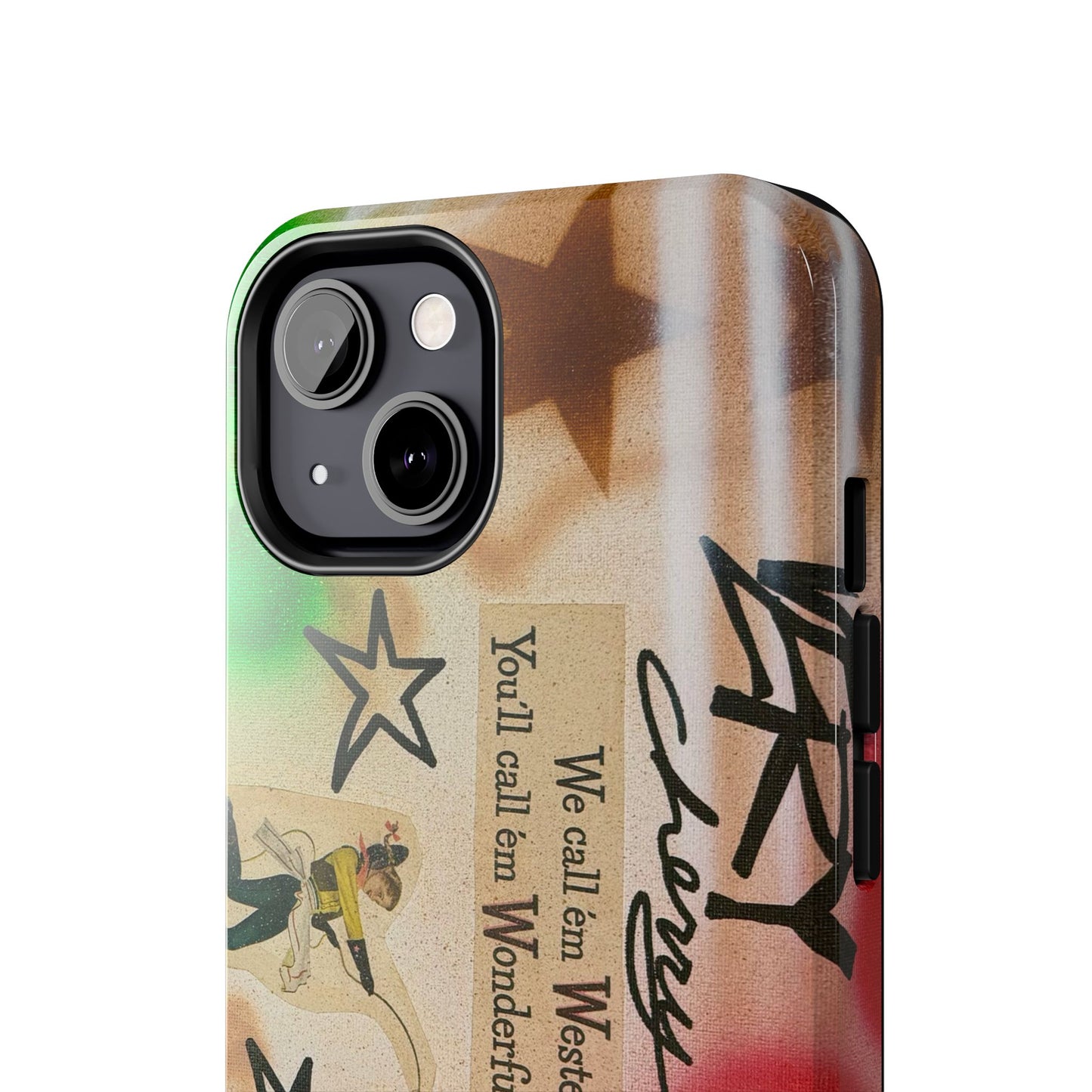 "very cherry" airbrush iPhone case