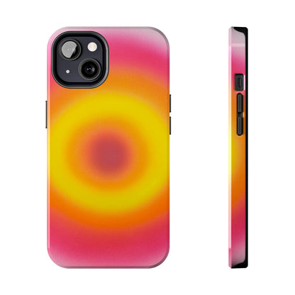 "pink lemonade aura" airbrush iPhone case