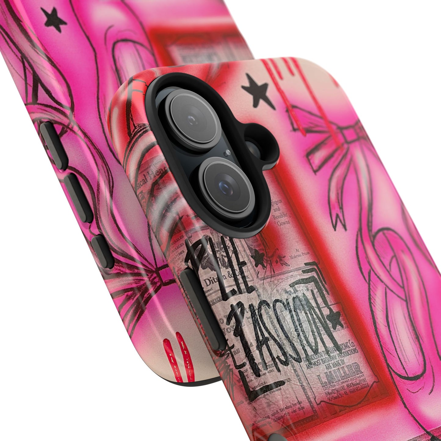 "plié passion” airbrush iPhone case