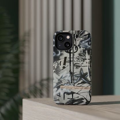 MagSafe "monochrome mood" airbrush iPhone case