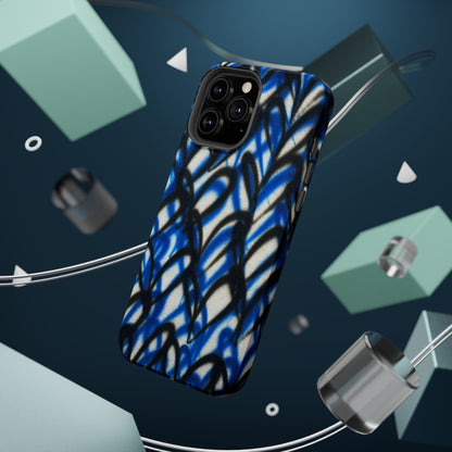 MagSafe "abstract hearts" airbrush iPhone case