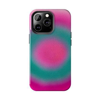 "watermelon swirl" aura airbrush iPhone case