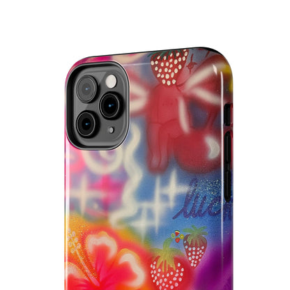 "luck and luv" airbrush iPhone case