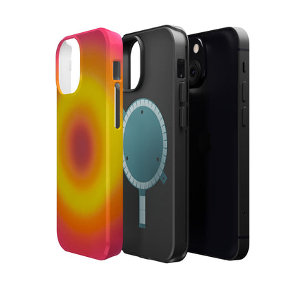 MagSafe "Pink Lemonade Aura" Airbrush iPhone Case