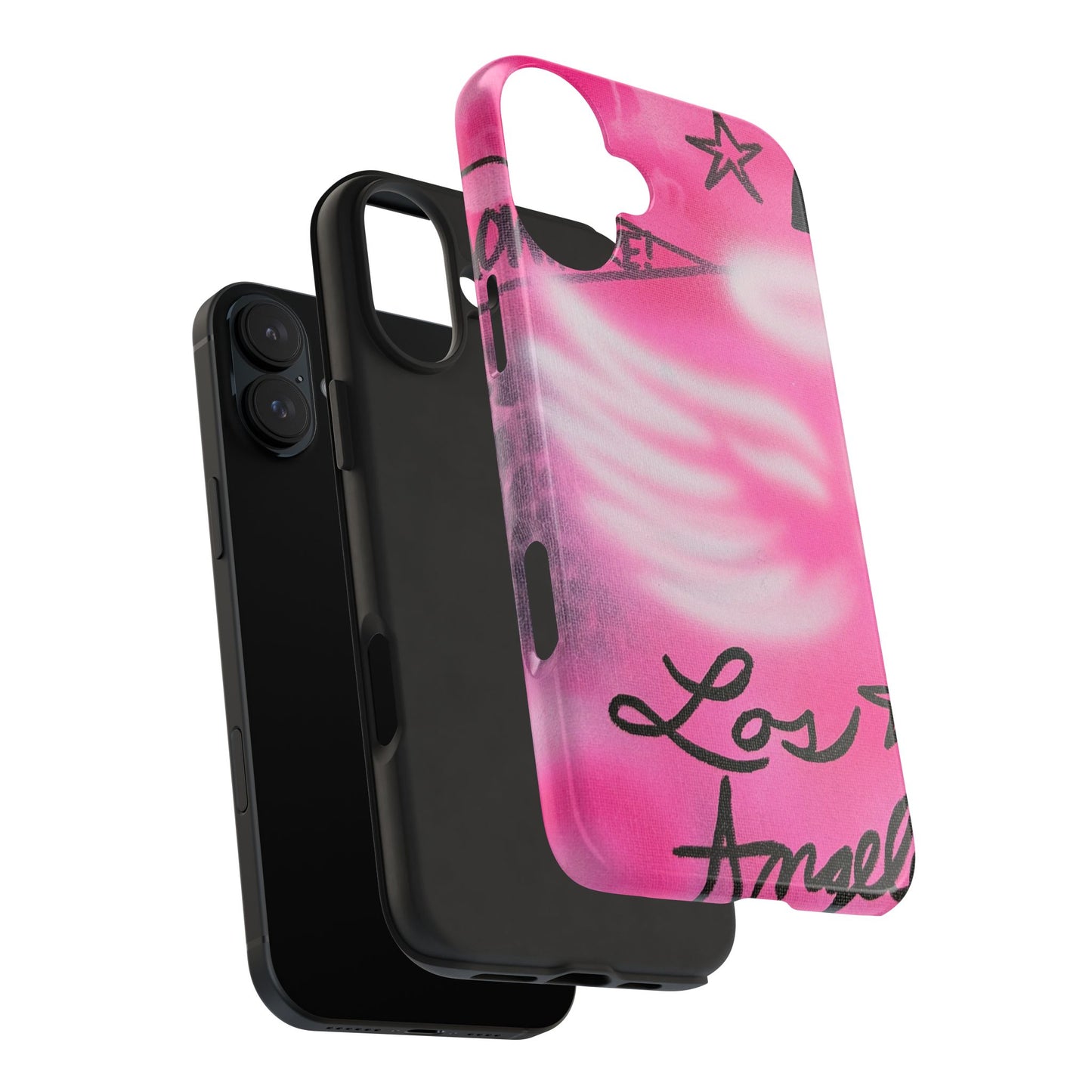 "pink angel wings" airbrush iPhone case