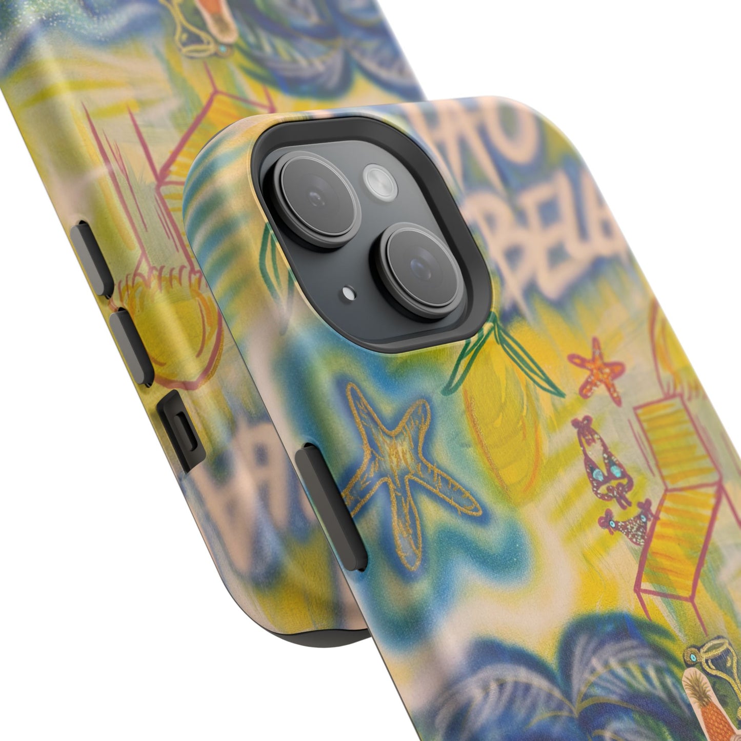 MagSafe "ciao bella" airbrush iPhone case