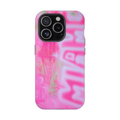 MagSafe "sunset sorbet" airbrush iPhone case