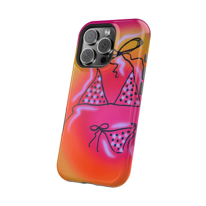 MagSafe "glitter bikini" airbrush iPhone case