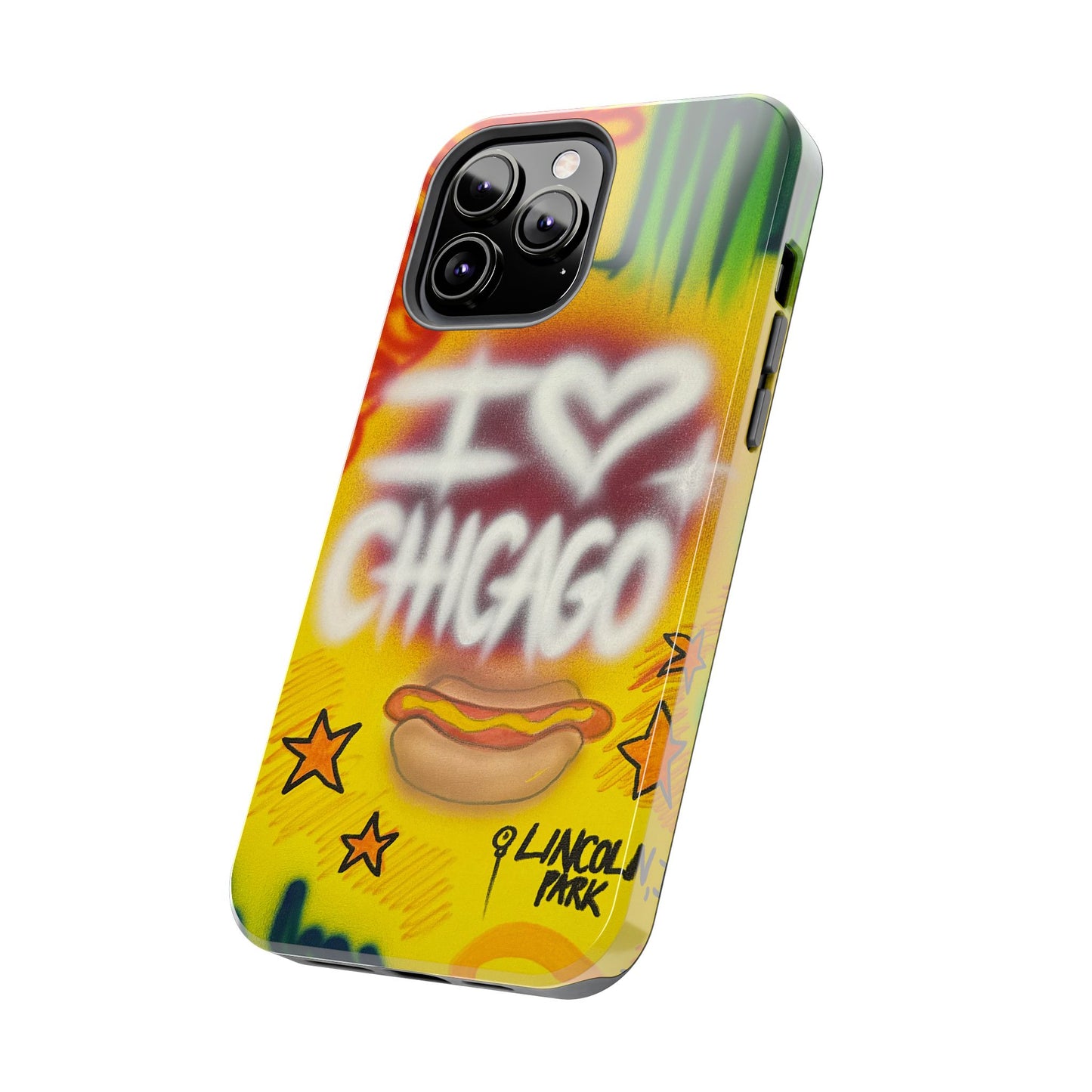 "chicago" airbrush iPhone case