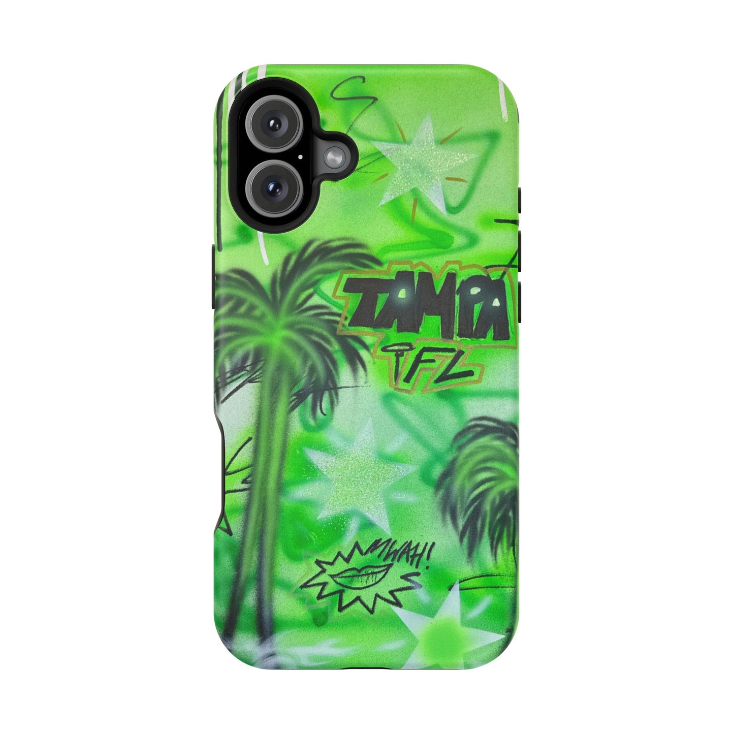MagSafe "tampa, fl" airbrush iPhone case