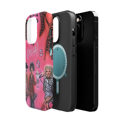 MagSafe "party diva" airbrush iPhone case