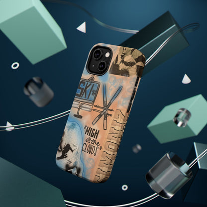 MagSafe „high in the clouds“ Airbrush iPhone Hülle