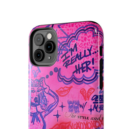"really "HER!" airbrush iPhone case