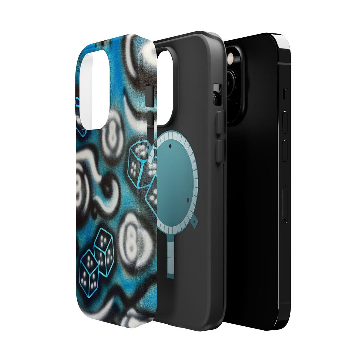 MagSafe "risk it!" airbrush iPhone case