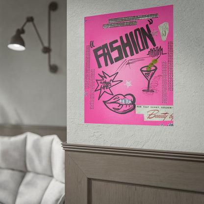 "high fashion" airbrush rolled print