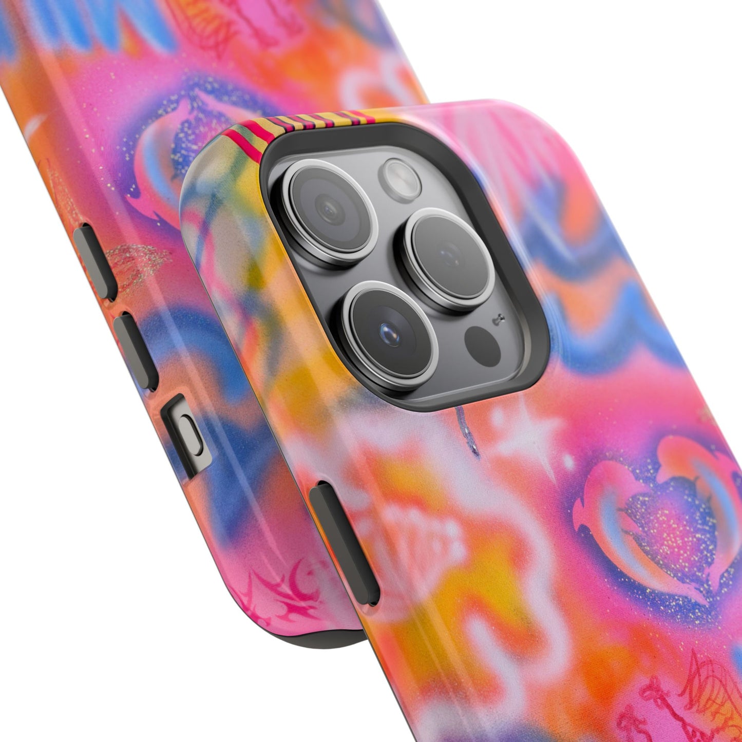 "mornings in malibu" MagSafe airbrush iPhone case