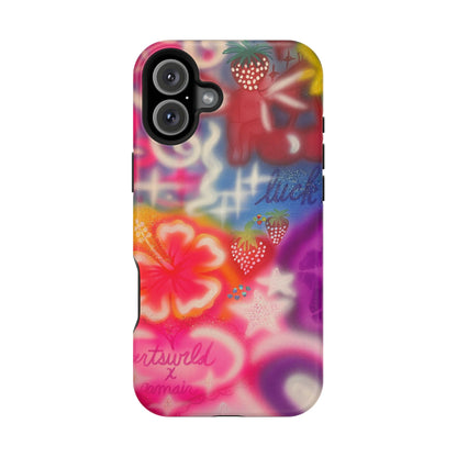 MagSafe „luck & luv“ Airbrush iPhone-Hülle