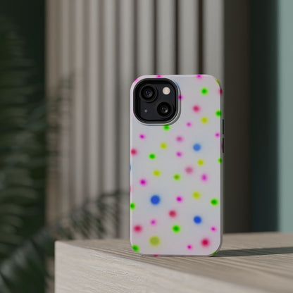 MagSafe "birthday cake polka dot" airbrush iPhone case