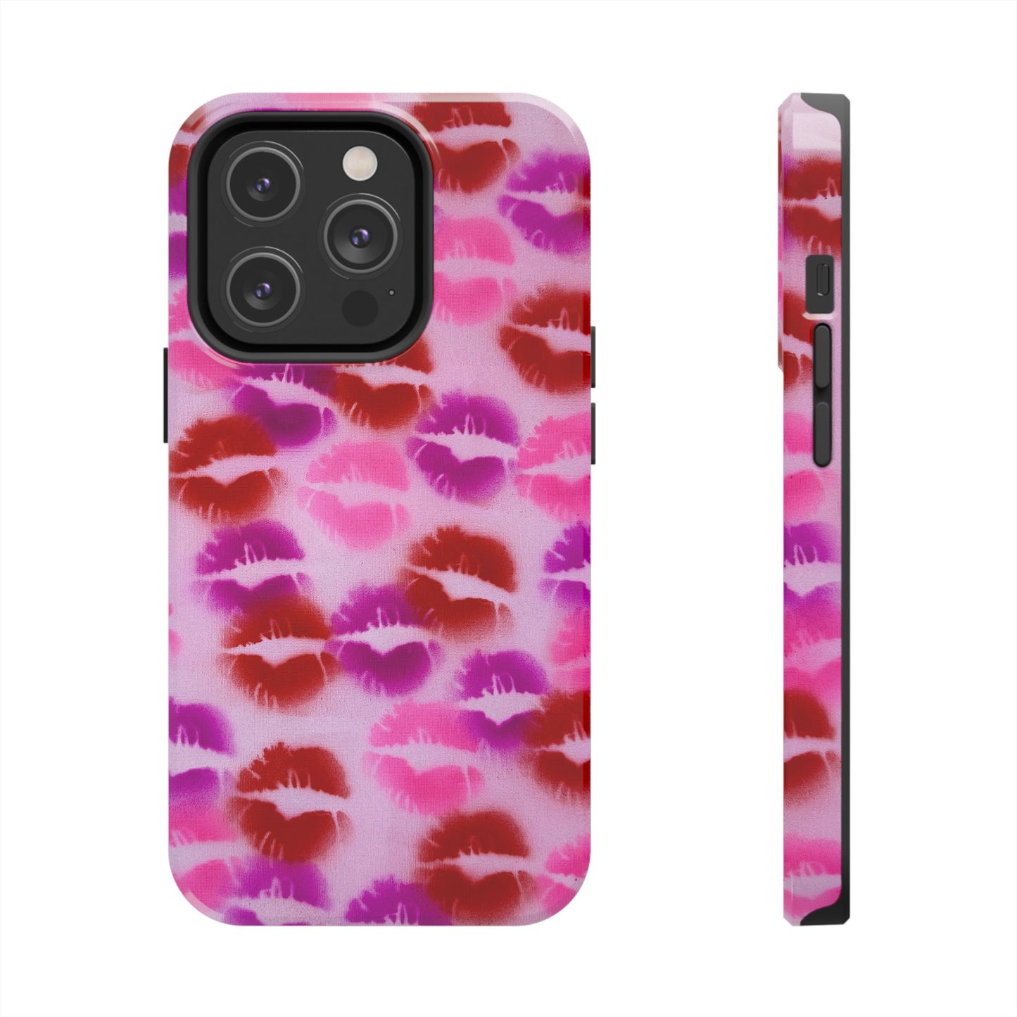 "mwah" airbrush iPhone case