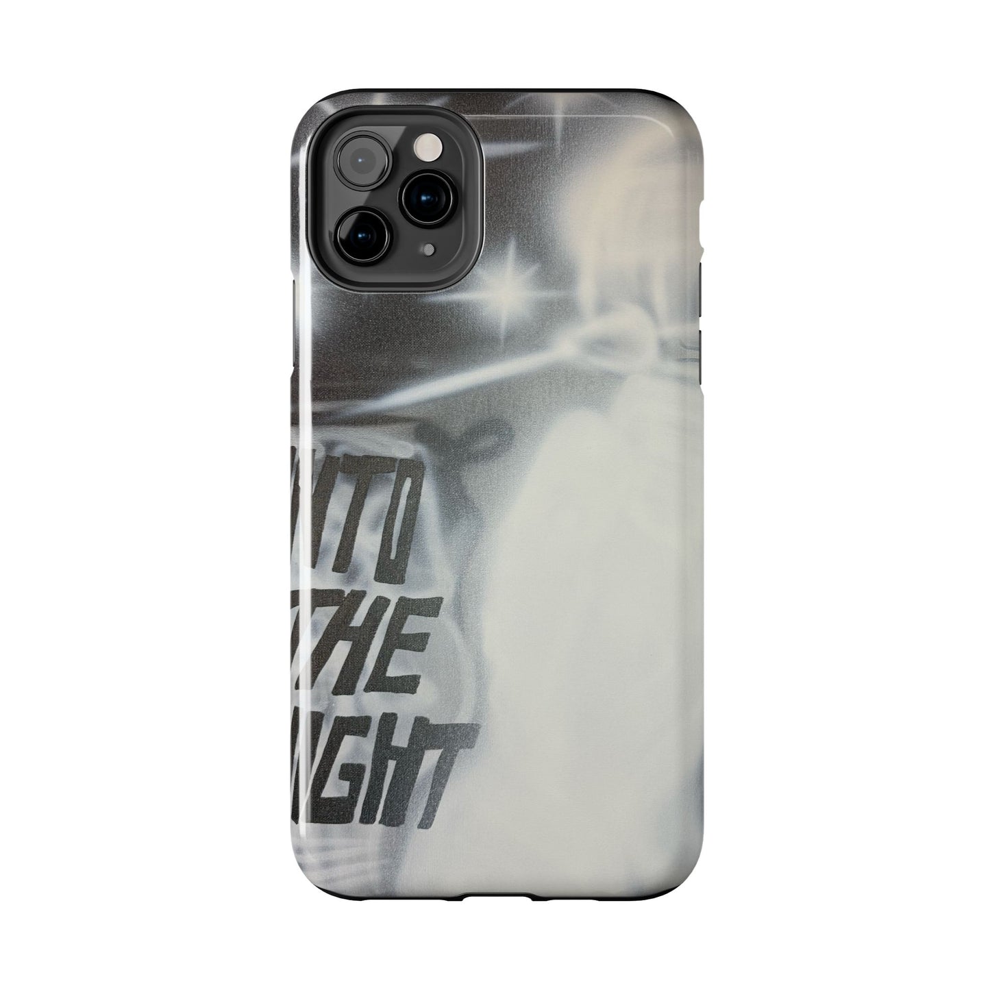 "into the night" airbrush iPhone case