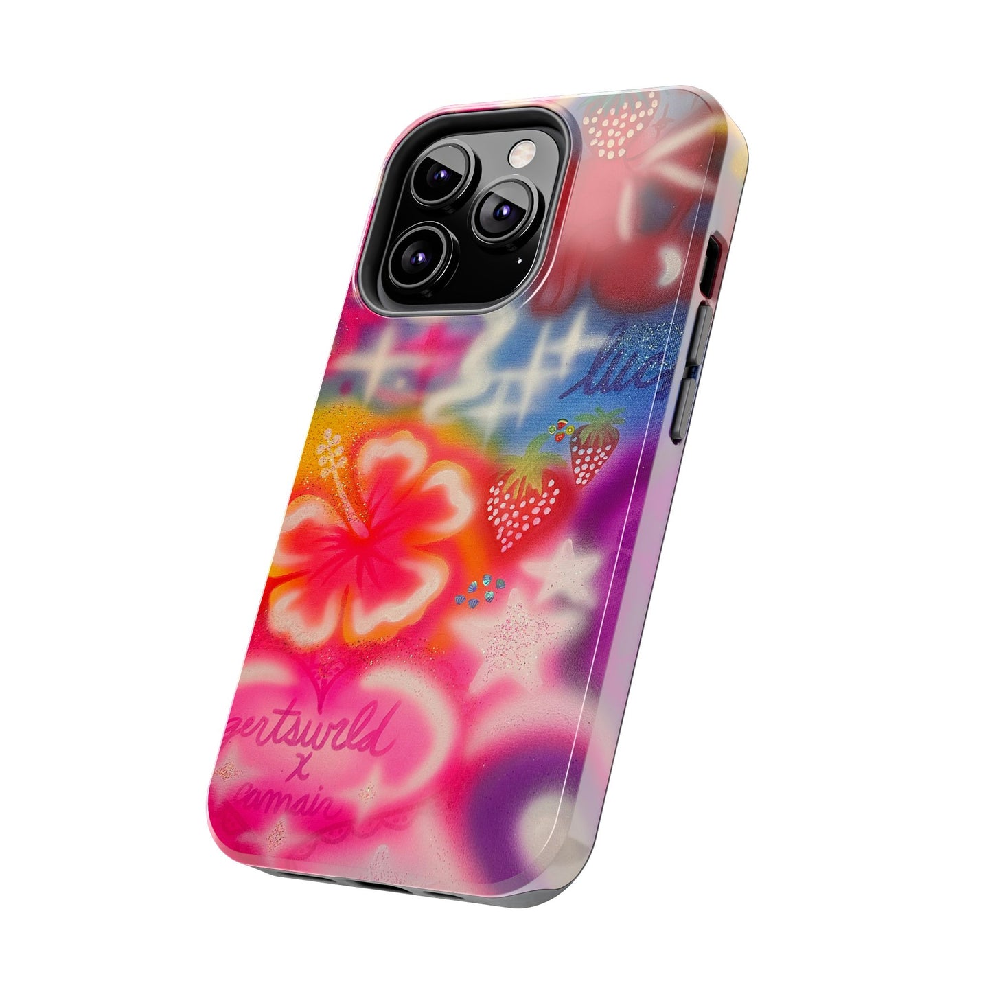 "luck and luv" airbrush iPhone case