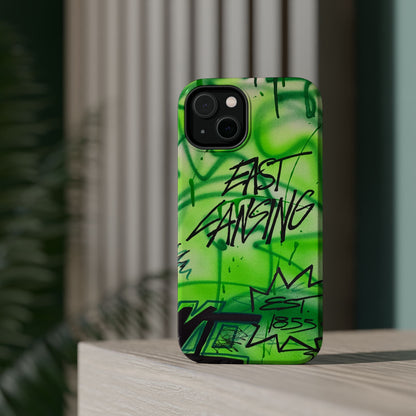 MagSafe "east lansing, mi" airbrush iPhone case