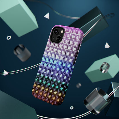 MagSafe "multicolor studs" airbrush iPhone case