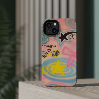 MagSafe "star energy" airbrush iPhone case