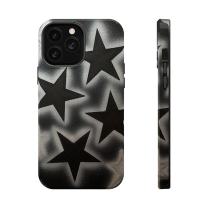 MagSafe "chrome stars" airbrush iPhone case