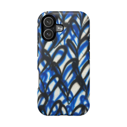 MagSafe "abstract hearts" airbrush iPhone case
