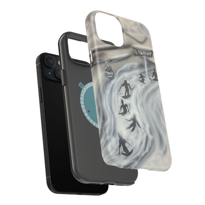 MagSafe "arctic avalanche" airbrush iPhone case