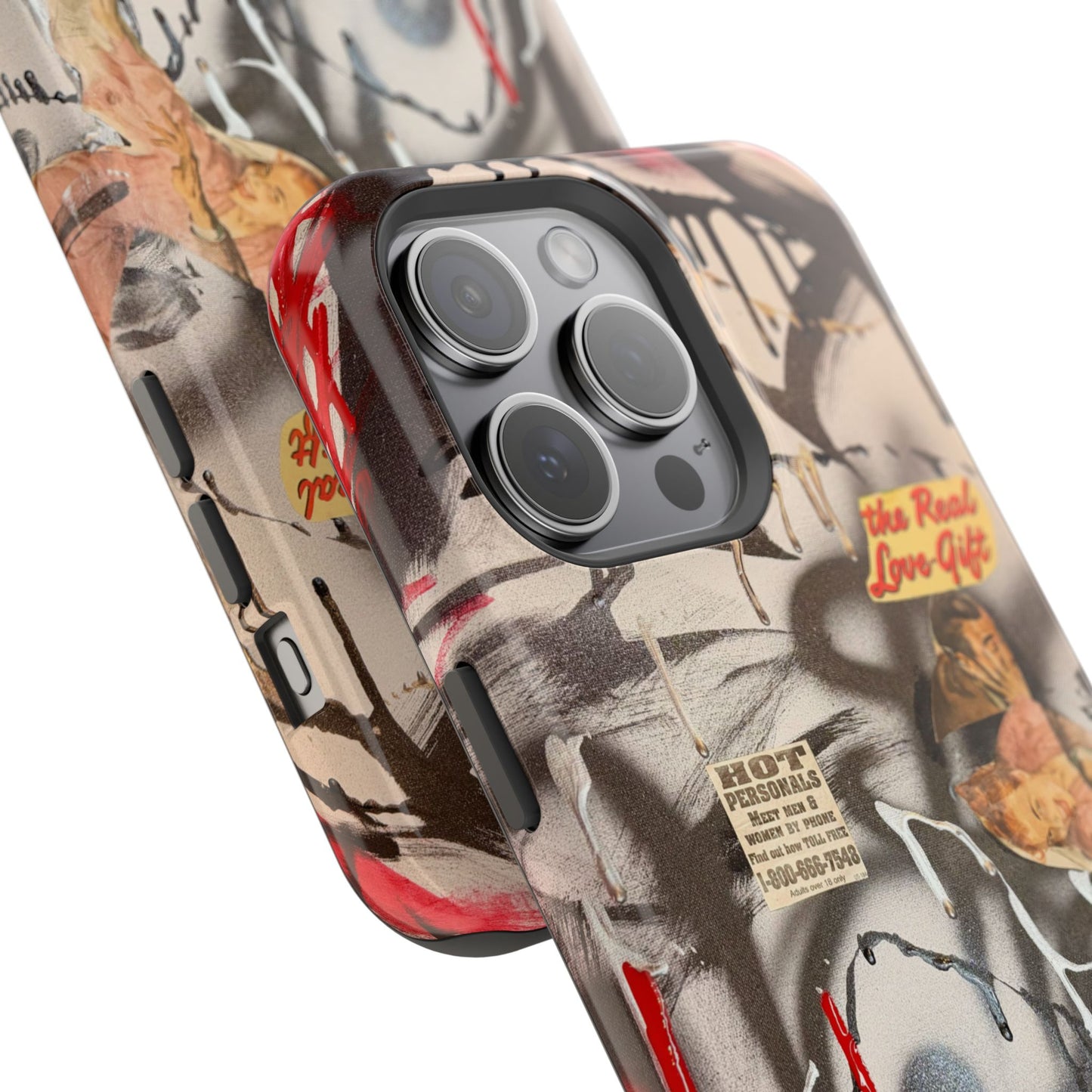MagSafe "real love" airbrush iPhone case